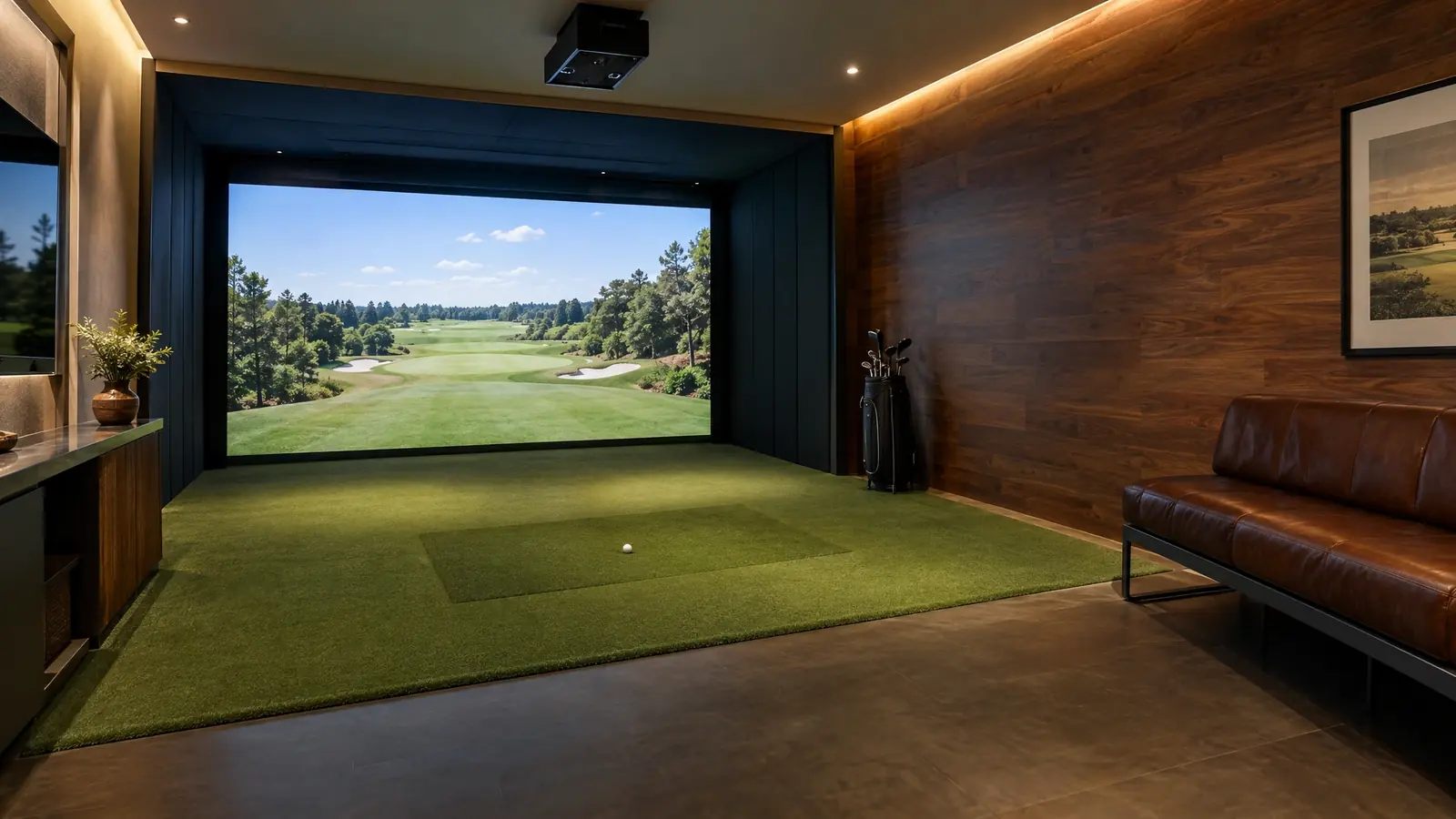 Foresight Sports golf simulator bay