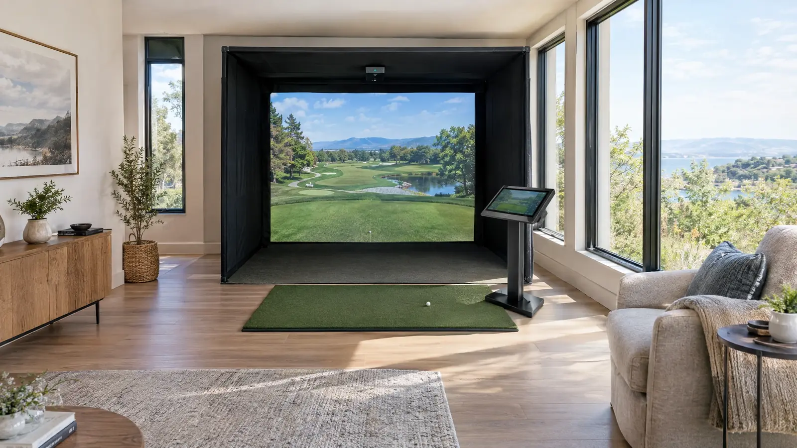 Garmin golf simulator bay