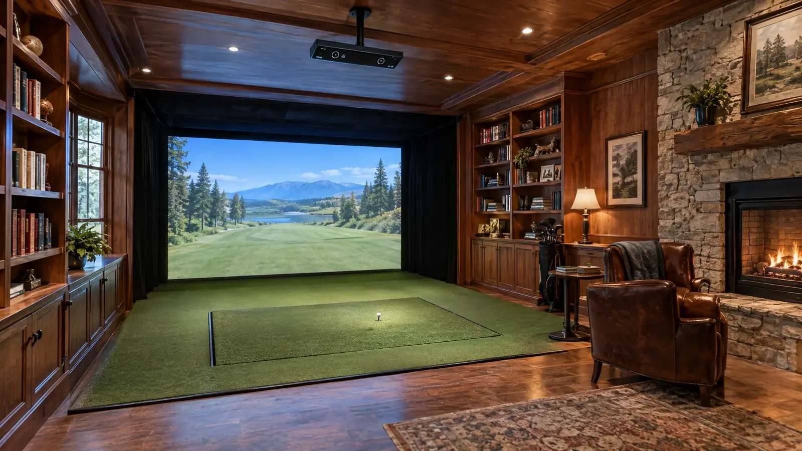 ProTee golf simulator bay