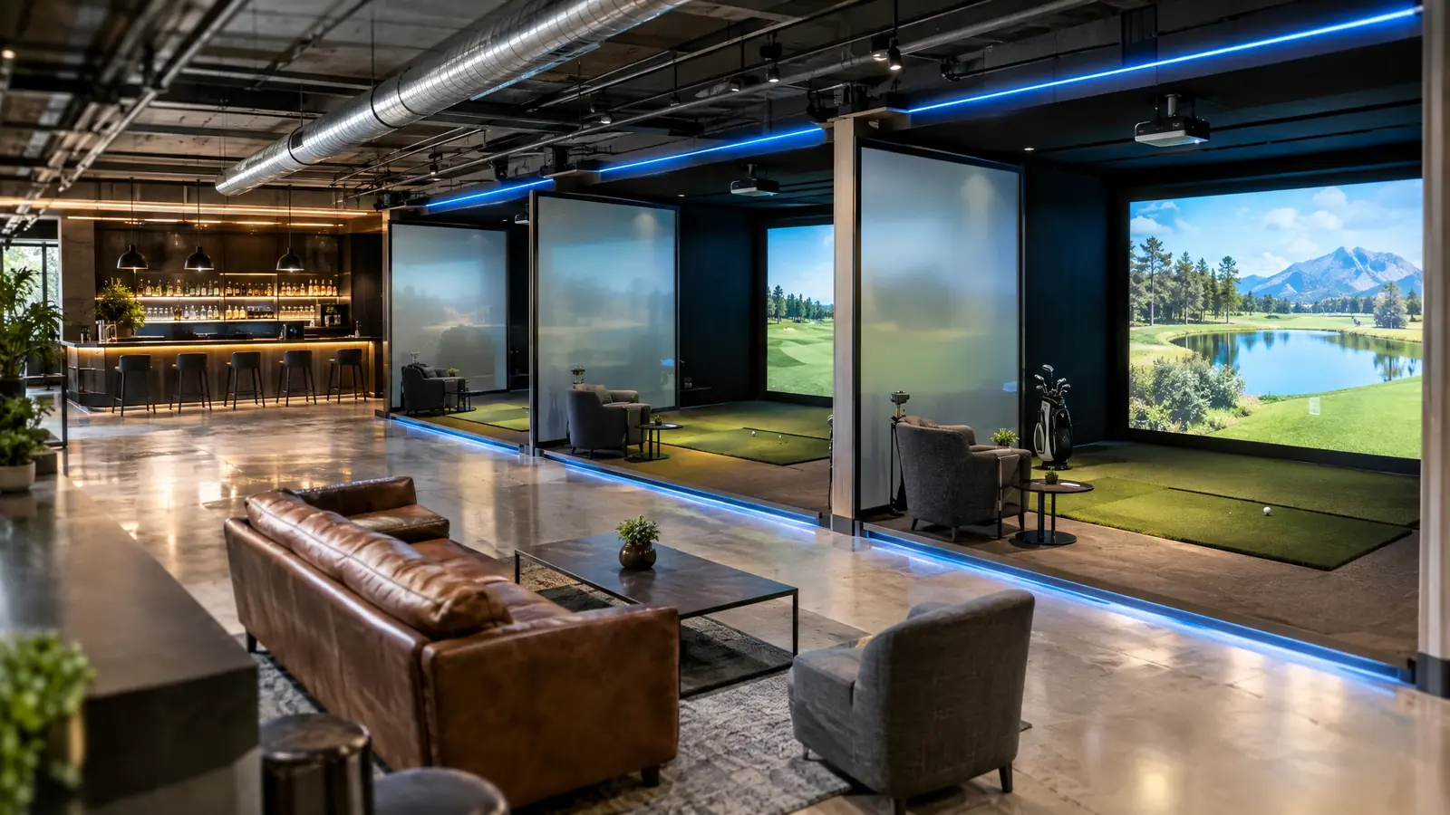 Commercial Golf Simulator Installation